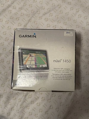 Garmin nüvi 1450 Portable 5" Touch Screen Bright Display GPS Navigator Untested - Image 1 of 4