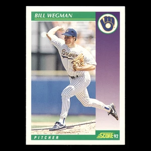 Bill Wegman #374 1992 Score Milwaukee Brewers Baseballkarte MLB - Bild 1 von 3