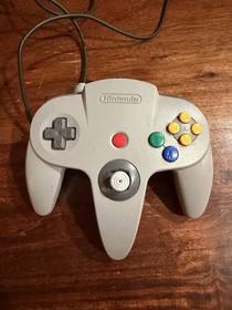 OEM Original Nintendo 64 N64 Controller Gray Official NUS-005 Authentic