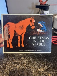 Christmas in the stable Astrid Lindgren vintage hardcover 1963 - Picture 1 of 11