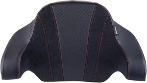 SIK Bagger Red Stitching Wrap Around Backrest For 14+ Harley King Tour Pack - Picture 1 of 8