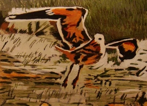The Keeper of Lowtide Hollow a story and an ACEO Hand Painted 2.5 x 3.5" - Picture 1 of 1