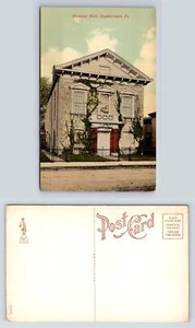 Masonic Hall Doylestown Pennsylvania Vintage Postkarte Antik Architektur - Bild 1 von 1