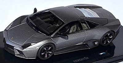 Lamborghini Reventon 2007-09 Opaco Grigio Metallizzato 1:43 Hot Wheels Elite - Immagine 1 di 4