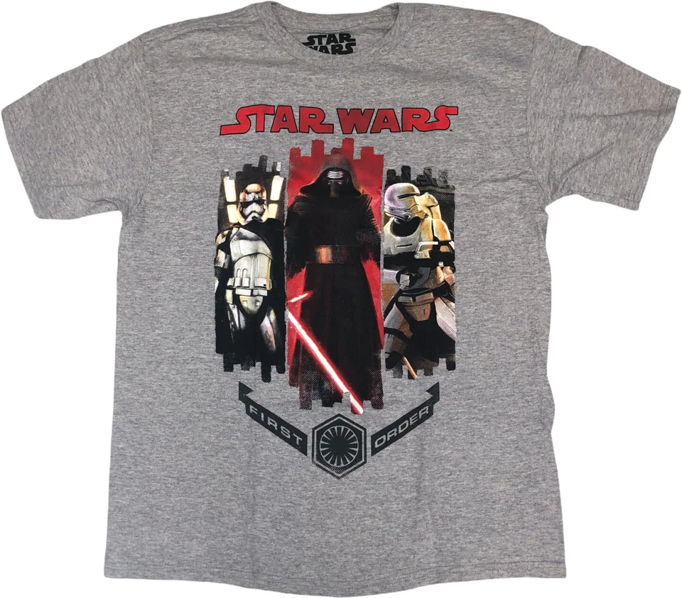 Camiseta gris mediana Star Wars Darth Maul Storm Troopers para hombre Foto 1 de 1