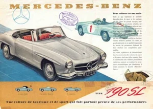 Catalogue Brochure Mercedes 190 SL 04/1955 France - Picture 1 of 2