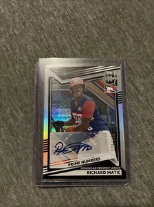 2022 Elite Extra Edition DPL RICHARD MATIC Auto! /185!Rare Rookie RC - Picture 1 of 3