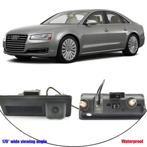Car Trunk Handle CCD Rear View Camera Backup Parking for Audi A8 / A8L 2011-2017 - Picture 1 of 8