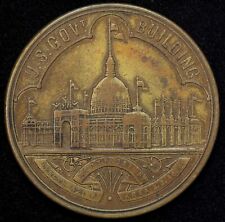 1893 World's Columbian Exposition Chicago, IL US Government Building Medal 37mm