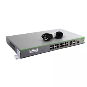 Allied Telesis AT-FS980M/18PS-10 PoE Plus 16-Port Fully Managed Switch - Picture 1 of 5