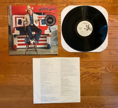 Jerry Jeff Walker - Jerry Jeff Elektra 6E-163 1978 Pressing White Label промо - Изображение 1 из 4