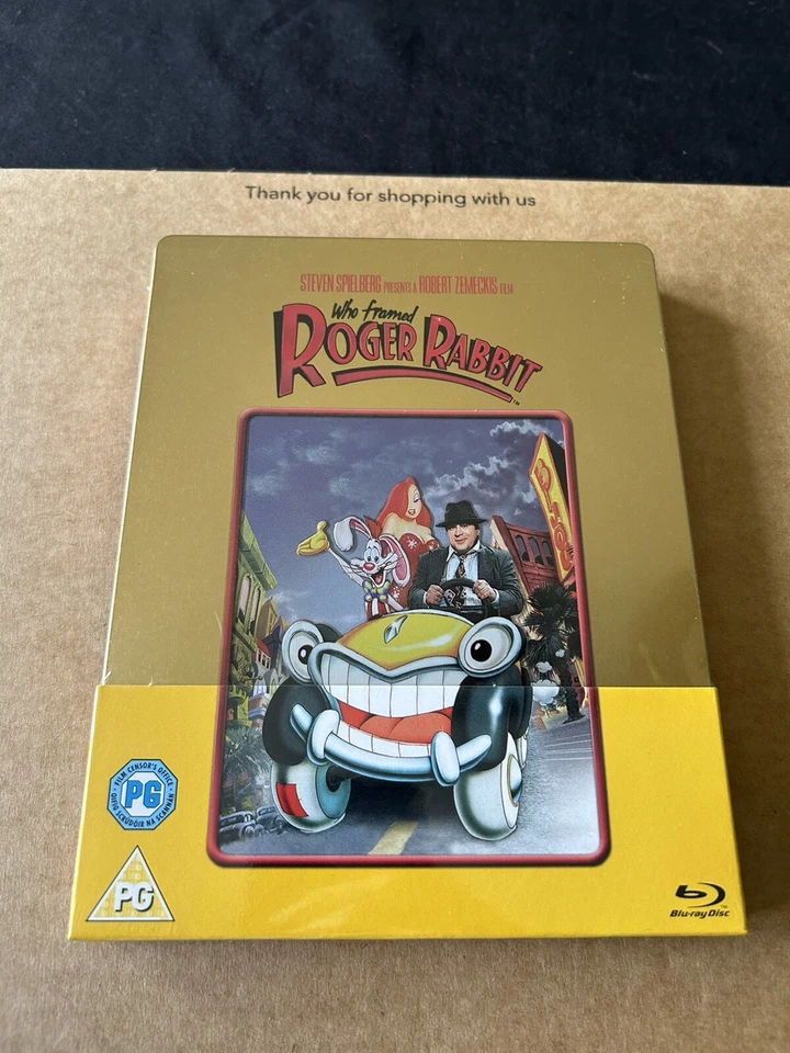 WHO FRAMED ROGER RABBIT - UK EXCLUSIVE BLU RAY STEELBOOK - NEW & SEALED - Image 1 of 4
