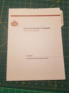Amoco Production Company Voice Mail System Aspen - Picture 1 of 2