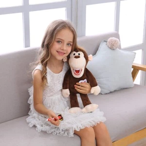 Zahnunterricht Modell Affe weiches Plüschtier süßes Kuscheltier Puppe Kinder Geschenke - Bild 1 von 9