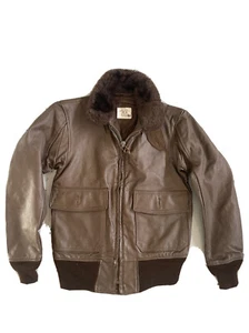 1980s US Navy Issued G-1 Flight Jacket Size 36 - Picture 1 of 10