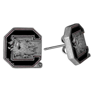 South Carolina Gamecocks Stud Earrings Hypoallergenic NCAA Licensed - Picture 1 of 3