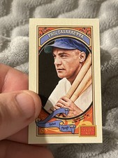 2014 Panini Golden Age Mono Blue Mini #89 Phil Cavarretta (Chicago Cubs)