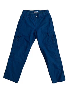 511 Tactical Men’s Tag Sz 36X36 Actual Sz 34X32 Cargo Navy Blue Pants - Picture 1 of 12