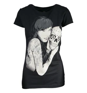 IRON FIST LADIES GRAPHIC GLOW IN THE DARK TEE - Picture 1 of 1