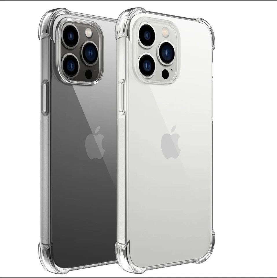 Funda mini a prueba de golpes/anti amarillamiento para iPhone 14 13 12 11 X XR Pro Max. Foto 1 de 4