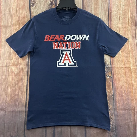 NCAA Arizona Wildcats T Shirt Womens Medium All Bear Down Nation 100% Cotton Cover