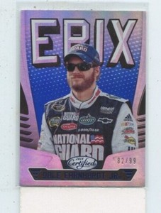 DALE EARNHARDT JR. 2018 Panini Racing Certified EPIX Blue #D /99