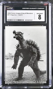 2006 Comic Images GODZILLA King of Monsters card #31 ANGUIRUS CGC 8 NM/MINT - Picture 1 of 2