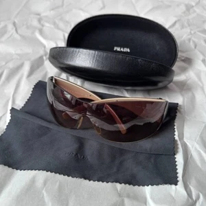 Prada Sunglasses Purple Gradient Lens Shield Sports Flame Luxury Y2K Italy - Picture 1 of 16