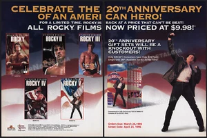 ROCKY - 20 Aniversario__Orig. Anuncio/promoción 1996 impresión comercial__SYLVESTER STALLONE - Imagen 1 de 3