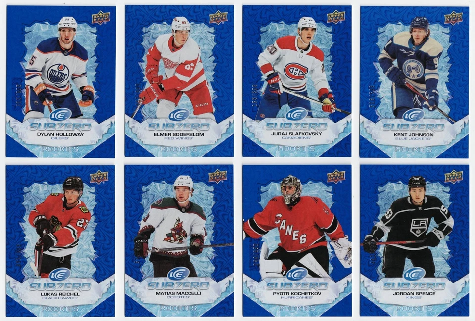 2022-23 Upper Deck Ice Sub Zero Rookies #599 #/999 Insert Set Pick From List !! - Image 1 of 1
