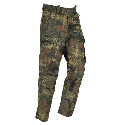 Calça tática Leo Kohler Sniper tropas de campo forças rip-stop flecktarn camuflagem - Imagem 1 de 4