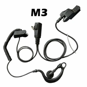 KLEIN BODYGUARD-M3 2 WIRE EARPIECE WITH MIC & PTT HT1000, XTS SERIES .. - Picture 1 of 4