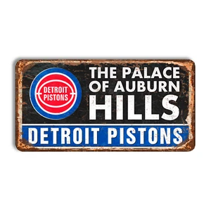 Metal sign Detroit Pistons vintage Detroit Pistons home stadium sign street sign - Picture 1 of 5