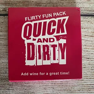 Quick And Dirty Card Game ~ Flirty Fun Drinking Game ~ 18+ - Picture 1 of 4