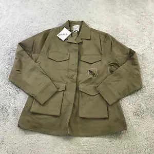 Toteme Jacket Womens 34 Org.$630 Army Jacket Khaki Green Military Coat s45345 - Picture 1 of 13
