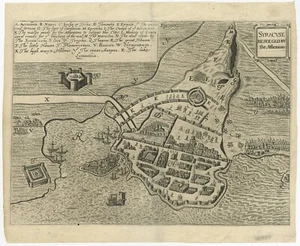 Antique Map of the Siege of Syracuse (c.1675) - Picture 1 of 1