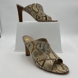 Johnston & Murphy Damen-Sandalen Größe 11 Schlangenprägung Leder Kreuzriemen Pantolette - Bild 1 von 15