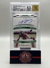 2022 Flawless Michael Vick Emerald Flawless Flyers Auto /3 Falcons BGS 8.5/10 TT