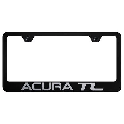 Marco de matrícula de acero inoxidable con logotipo grabado láser Acura TL Foto 1 de 3