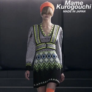 Mame Kurogouchi Sweater Fair Isle Knit Dress One Piece - Picture 1 of 10