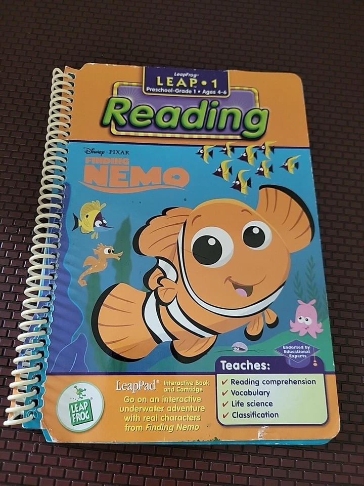 LeapFrog LeapPad Interactive Leap 1 Reading FINDING NEMO Book Only* - Image 1 of 1