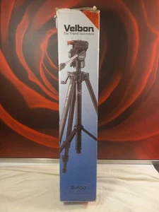 Velbon S-400 Deluxe Tripod with 3 Way Quick Release Panhead - Picture 1 of 13