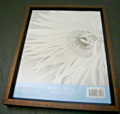 8x10 Metal Vintage Brown Picture Frame by Simplicity - Image 1 of 4