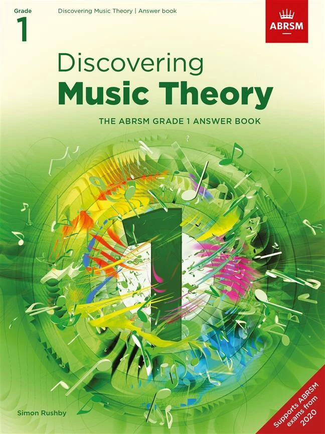 DISCOVERING MUSIC THEORY ABRSM GRADE 1 ANSWER BOOK - Image 1 of 1