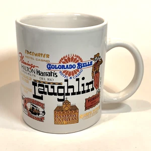 Vintage Laughlin Nevada Casino Hotels Logos Kaffeebecher Tasse Flamingo Harrah's Pioneer - Bild 1 von 13