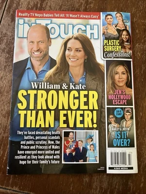 In Touch Magazine July 7 , 2025 William & Kate Stronger Than Ever ! - Image 1 of 4