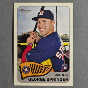 GEORGE SPRINGER 2014 Topps Heritage High Number #H557 Rookie RC - Picture 1 of 2