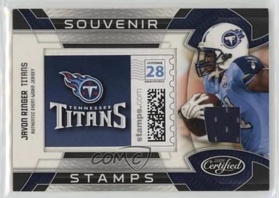 2009 Certified Souvenir Stamps Pro Team Materials /99 Javon Ringer #13 Rookie RC - Image 1 of 2