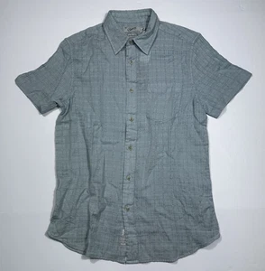 $88 Nuevo GRAYERS Ropa Para Hombre Talla Pequeña S Informal Verde S/S Algodón Abotonado - Imagen 1 de 5