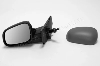 Espejo retrovisor lateral convexo imprimado izquierdo para Chevrolet Beat Matiz Spark 2010- Foto 1 de 2